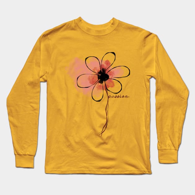 Passion Long Sleeve T-Shirt by Be Scintilla